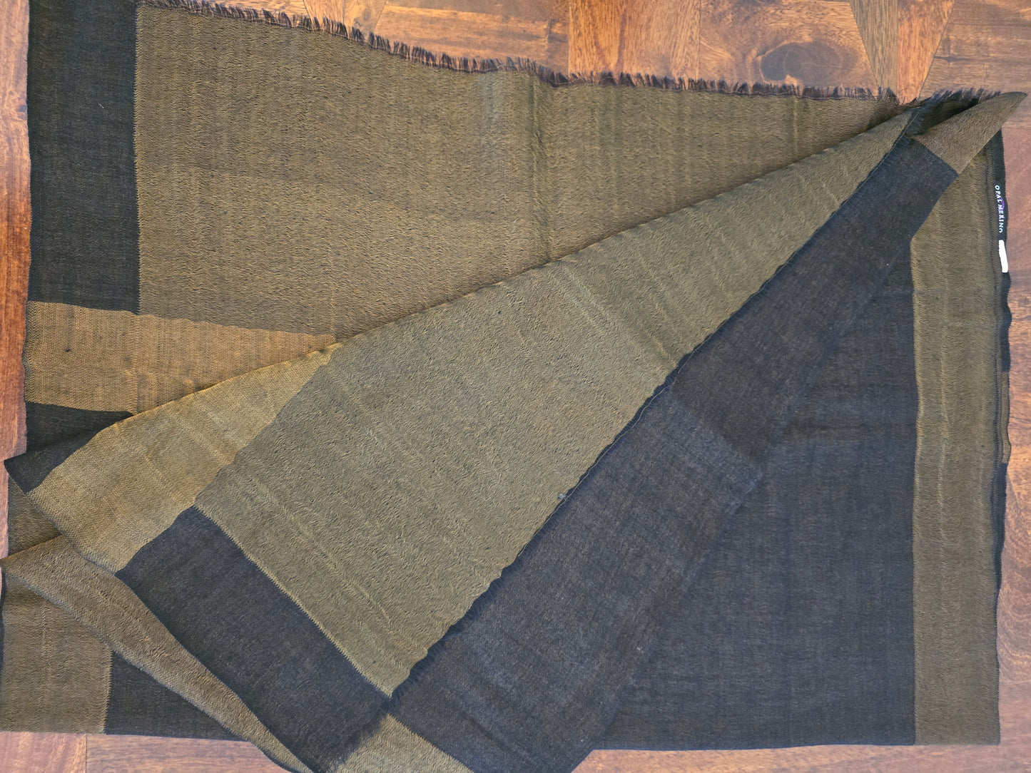 Black Gold Merino Wool & Lurex Shawl