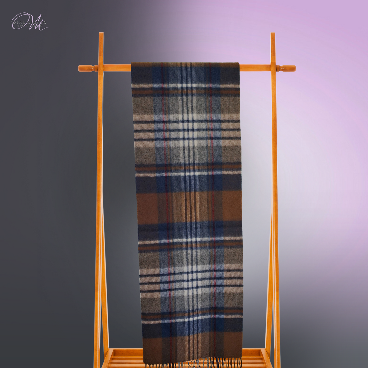 Neutral Merino Wool Scarf