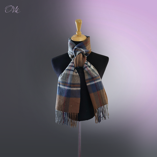 Neutral Merino Wool Scarf