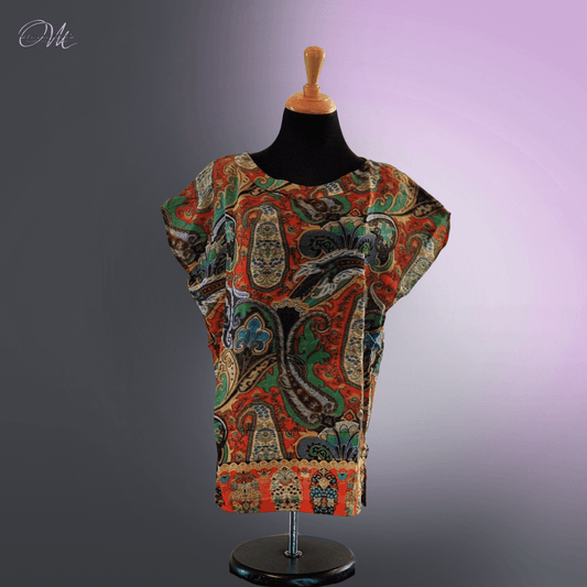 Reversible Travel Top Merino/Silk