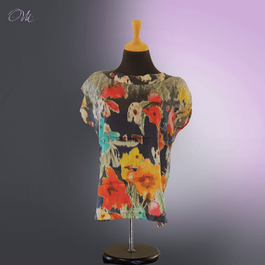Reversible Travel Top Silk