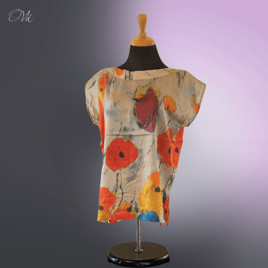 Reversible Travel Top Silk