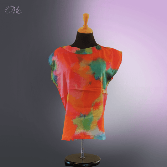 Reversible Travel Top Silk