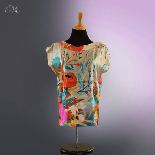 Reversible Travel Top Silk