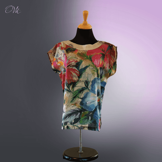 Reversible Travel Top Silk