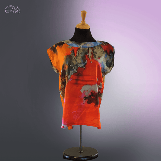 Reversible Travel Top Silk