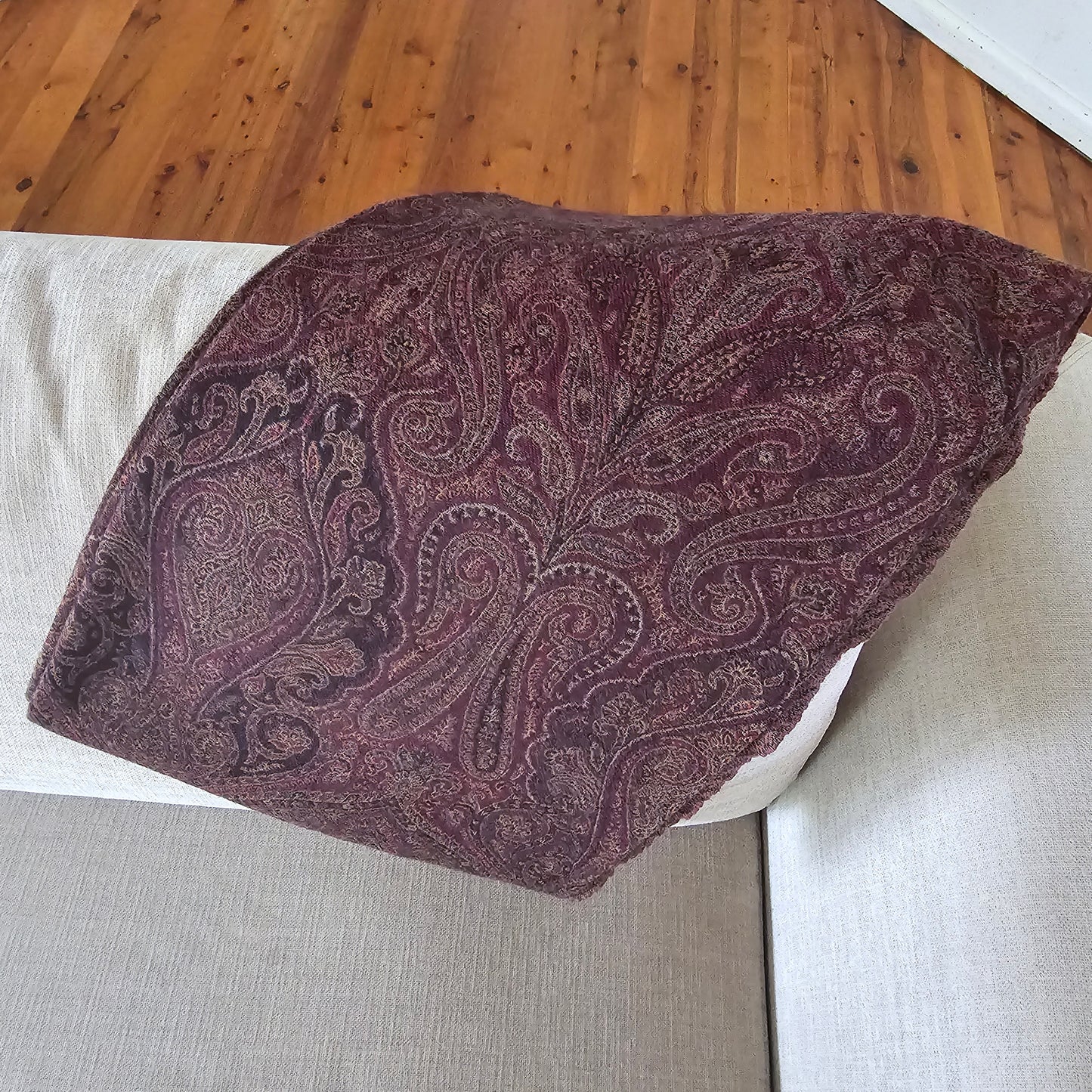 Merino Wool Blankets & Throws Dark Wine