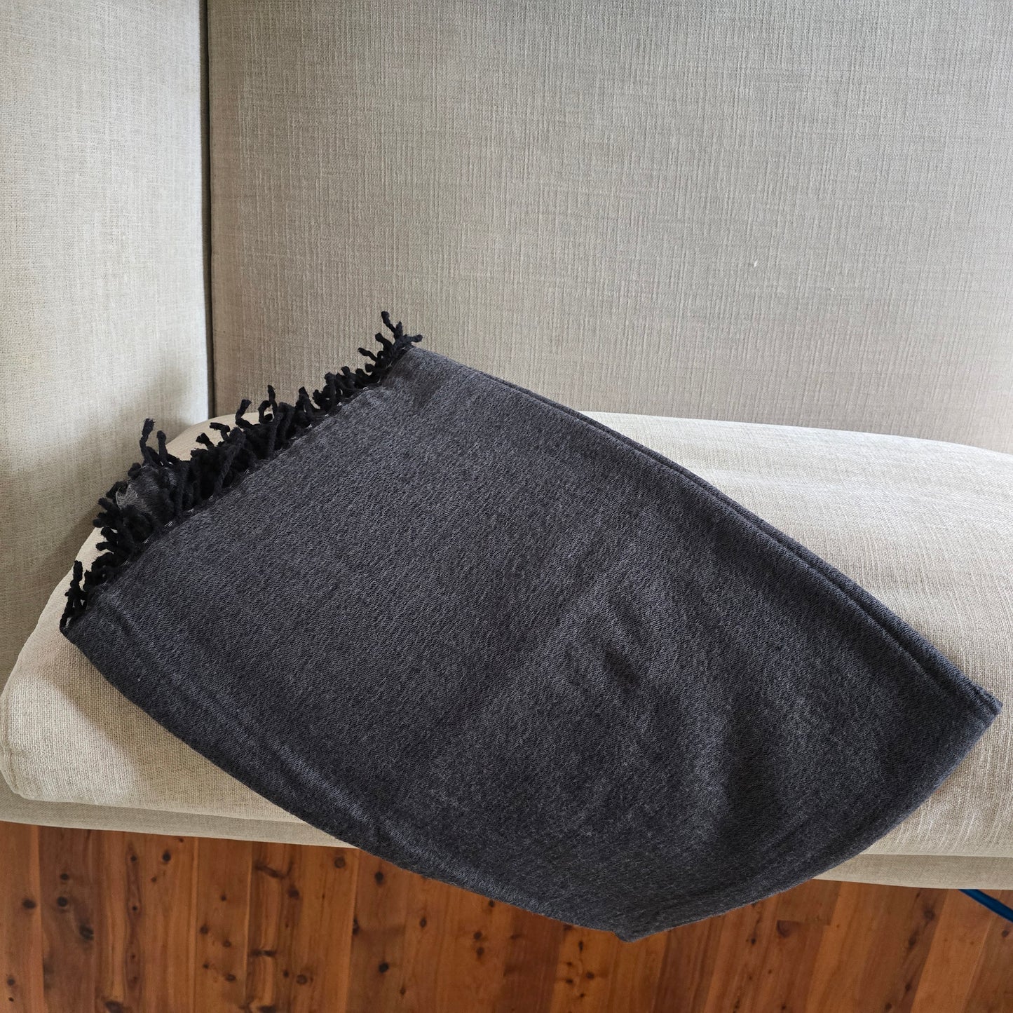 Merino Wool Blankets & Throws Dark Charcoal