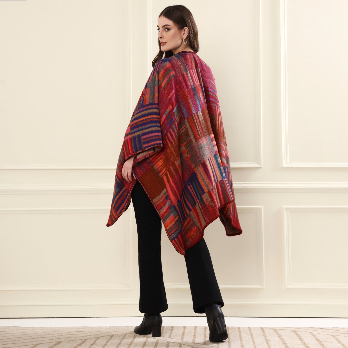 Capes & Ruanas Autumn Abstract
