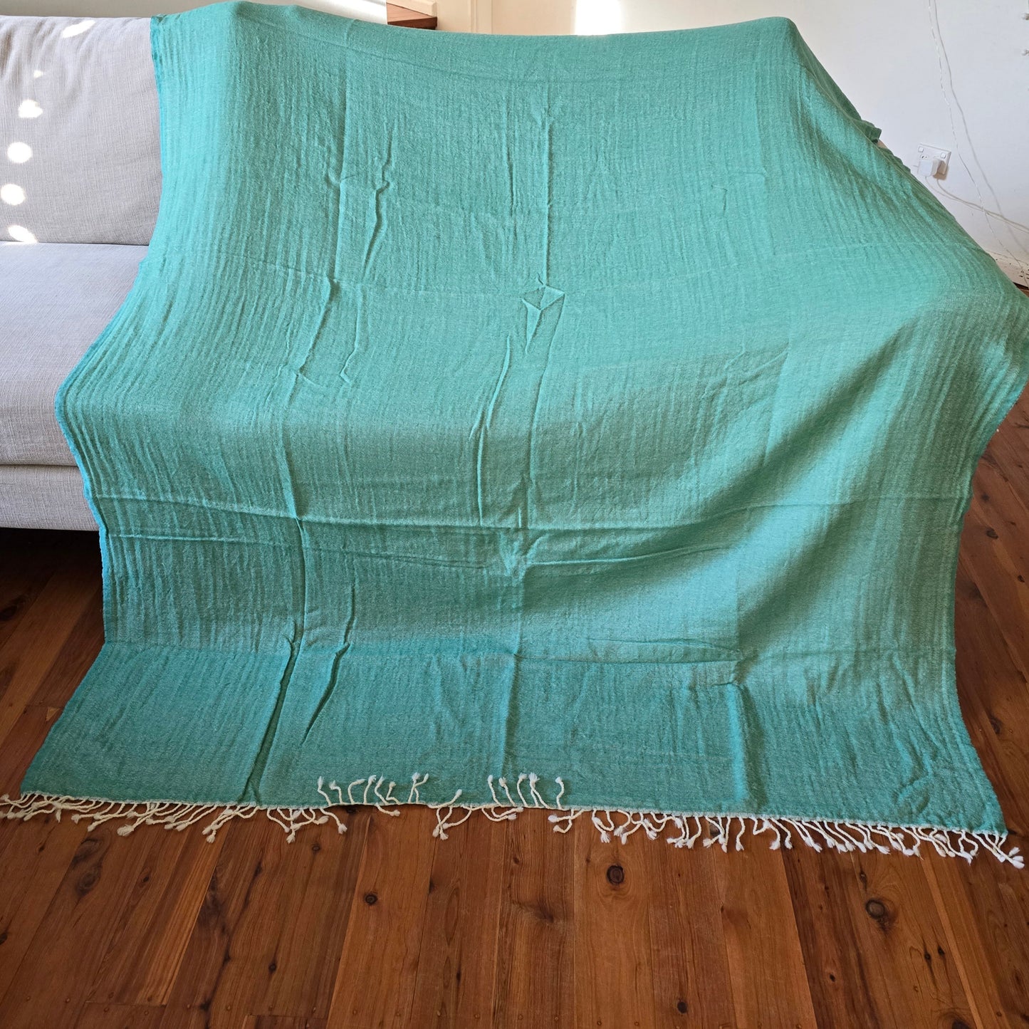 Merino Wool Blankets & Throws Mint