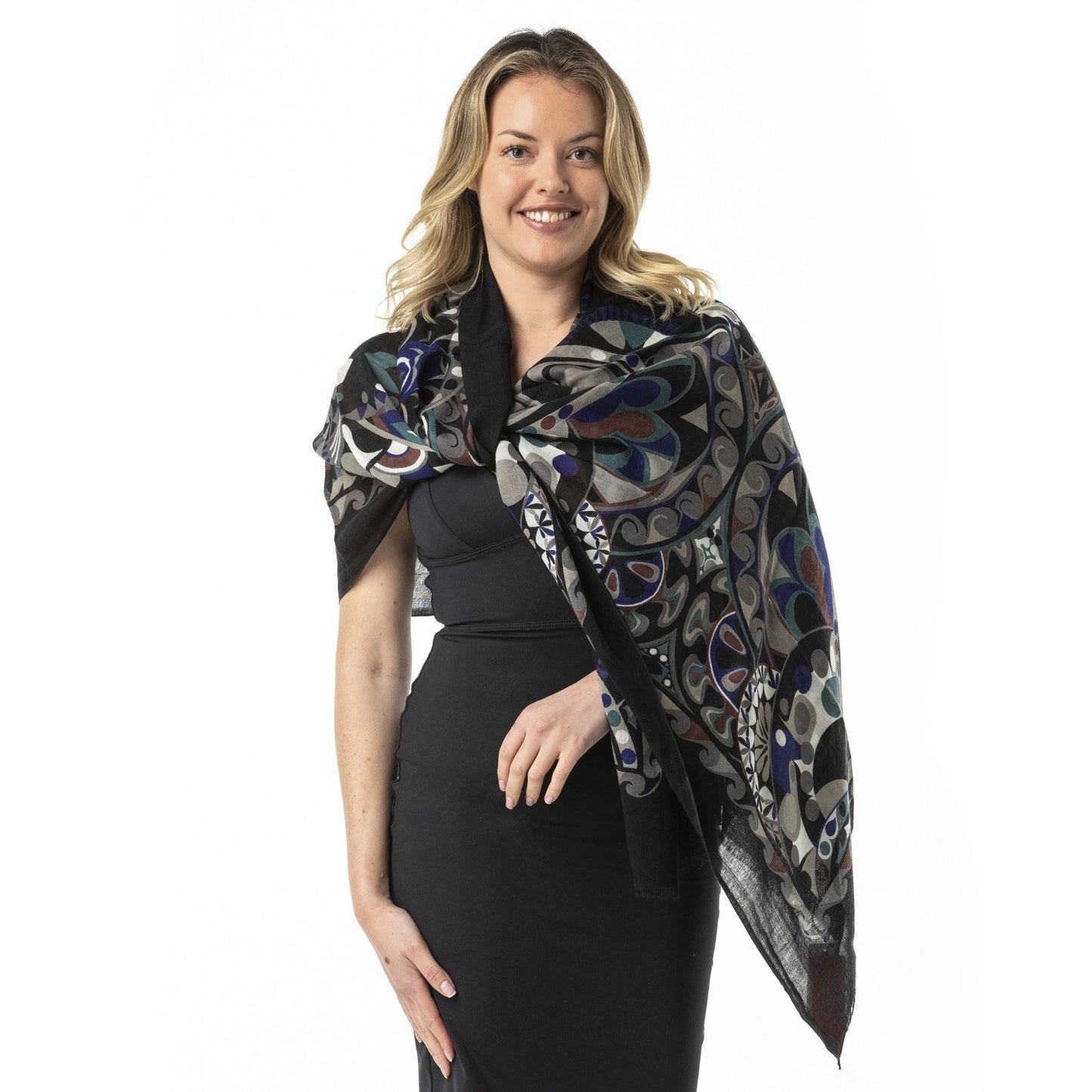 Information Technology Pure Merino Shawl - Opal Merino