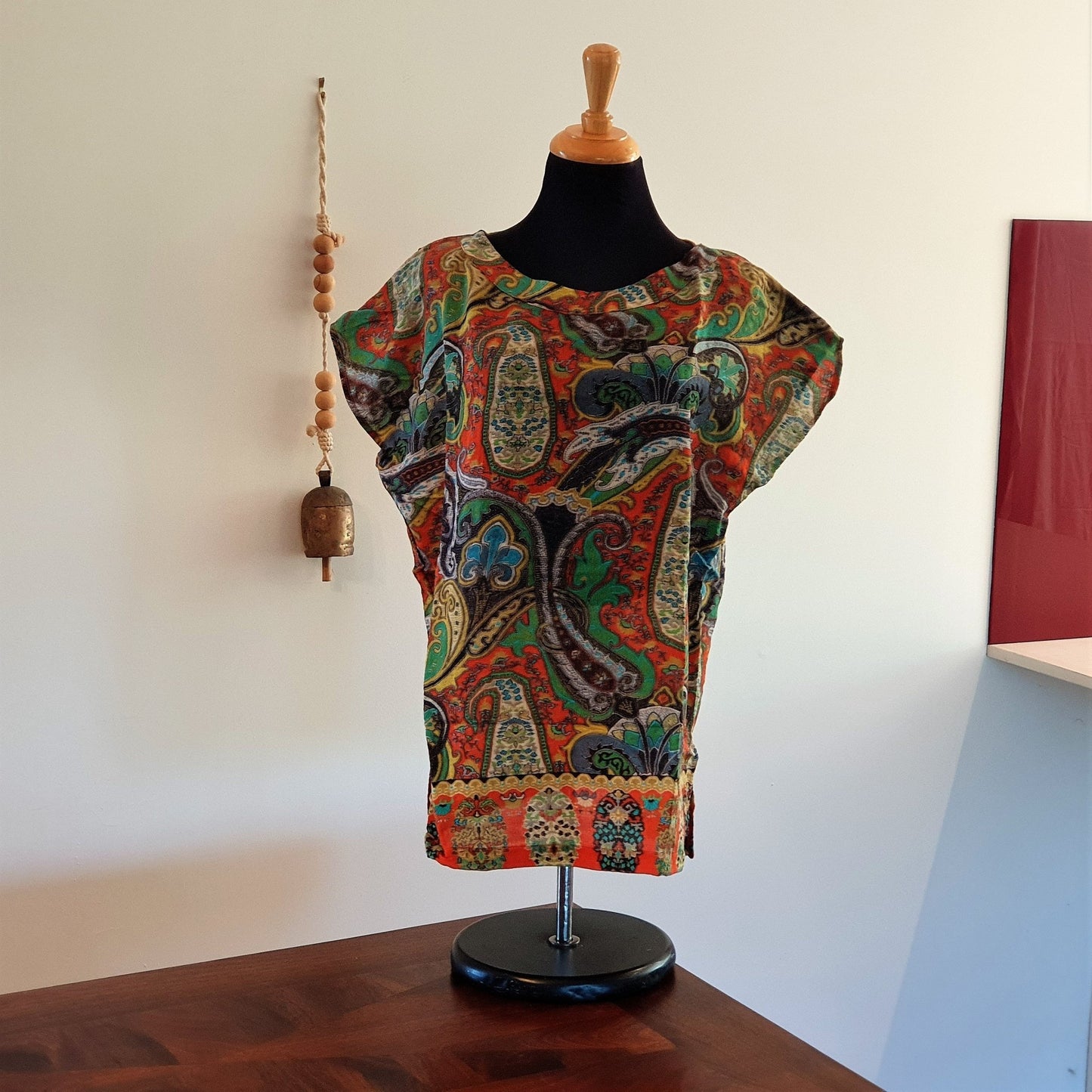 Reversible Travel Top Merino/Silk - Opal Merino