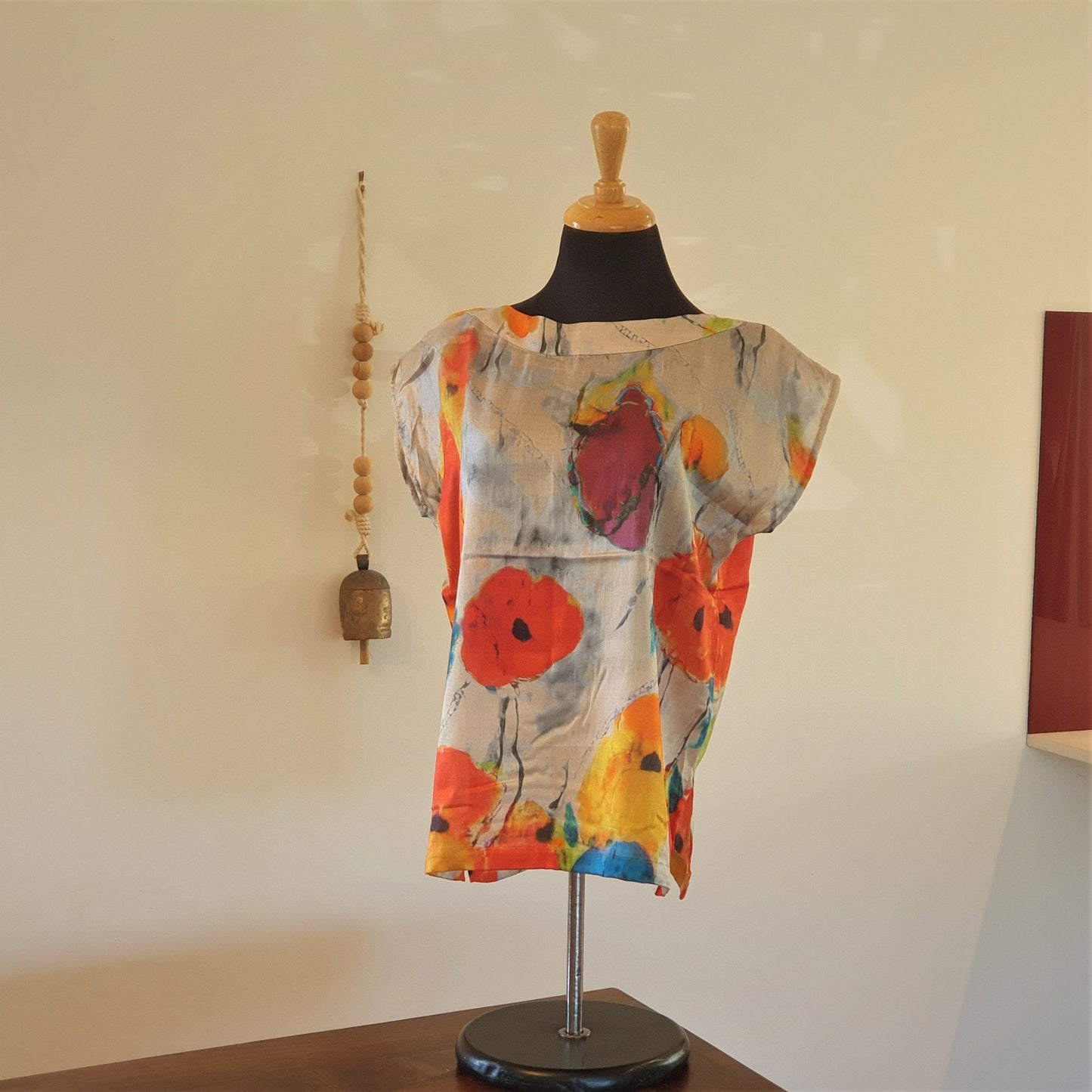 Reversible Travel Top Silk - Opal Merino