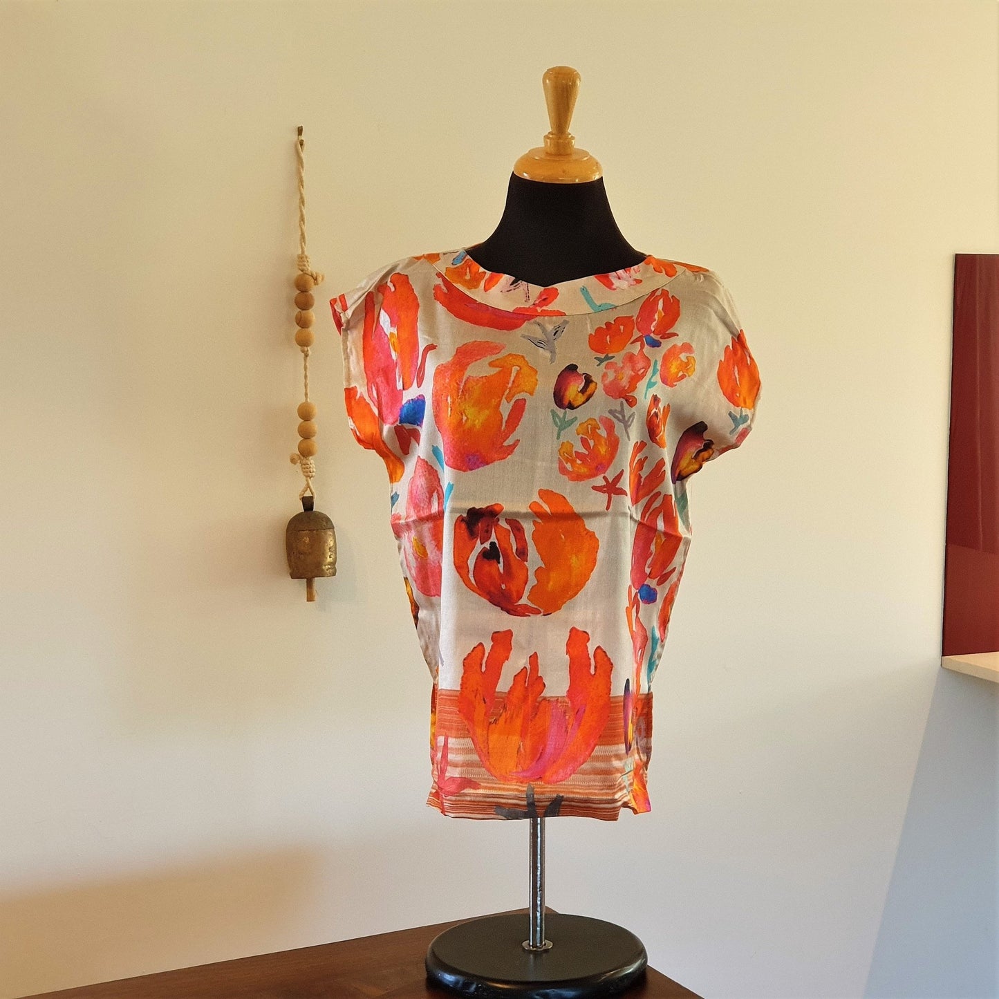 Reversible Travel Top Silk - Opal Merino