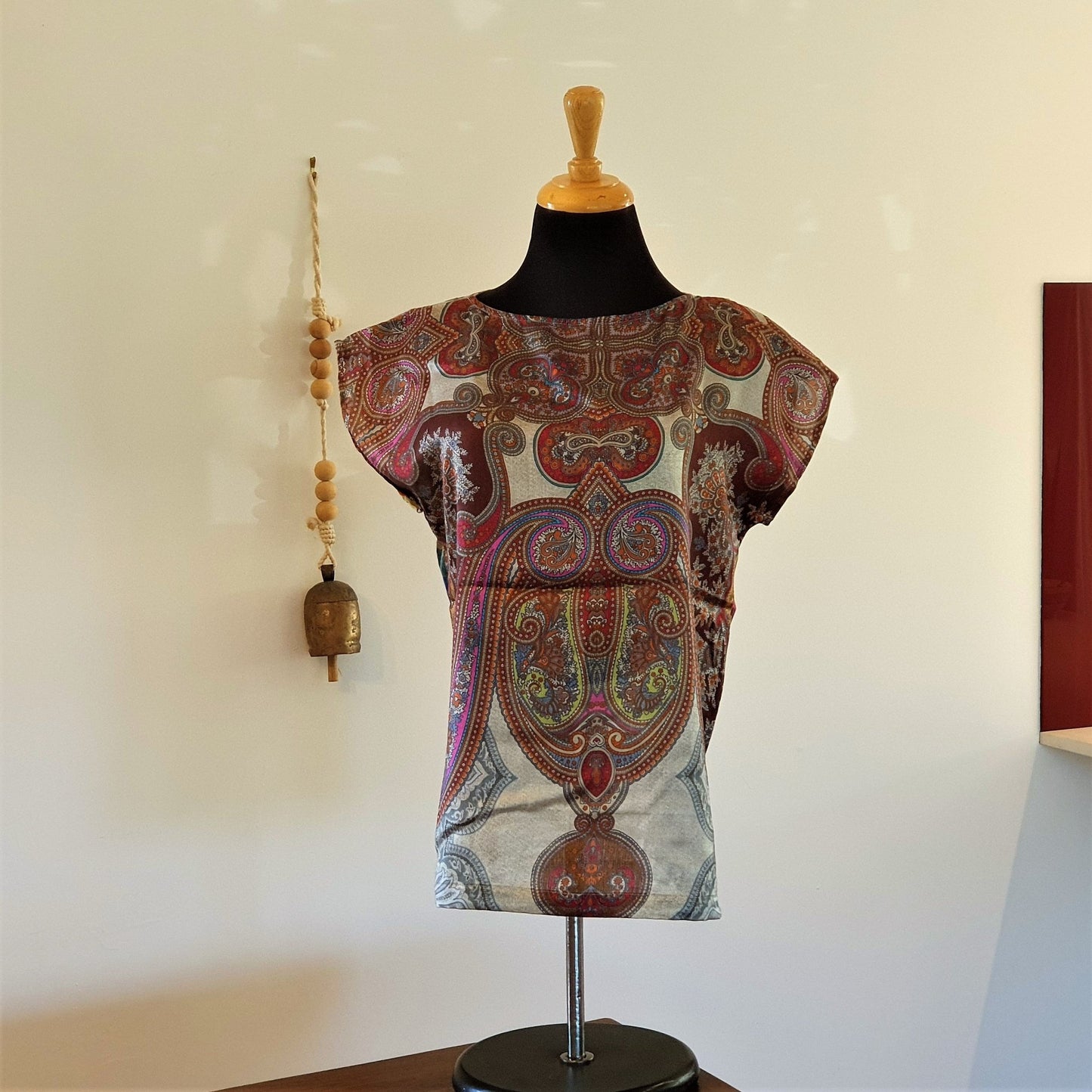 Reversible Travel Top Silk - Opal Merino
