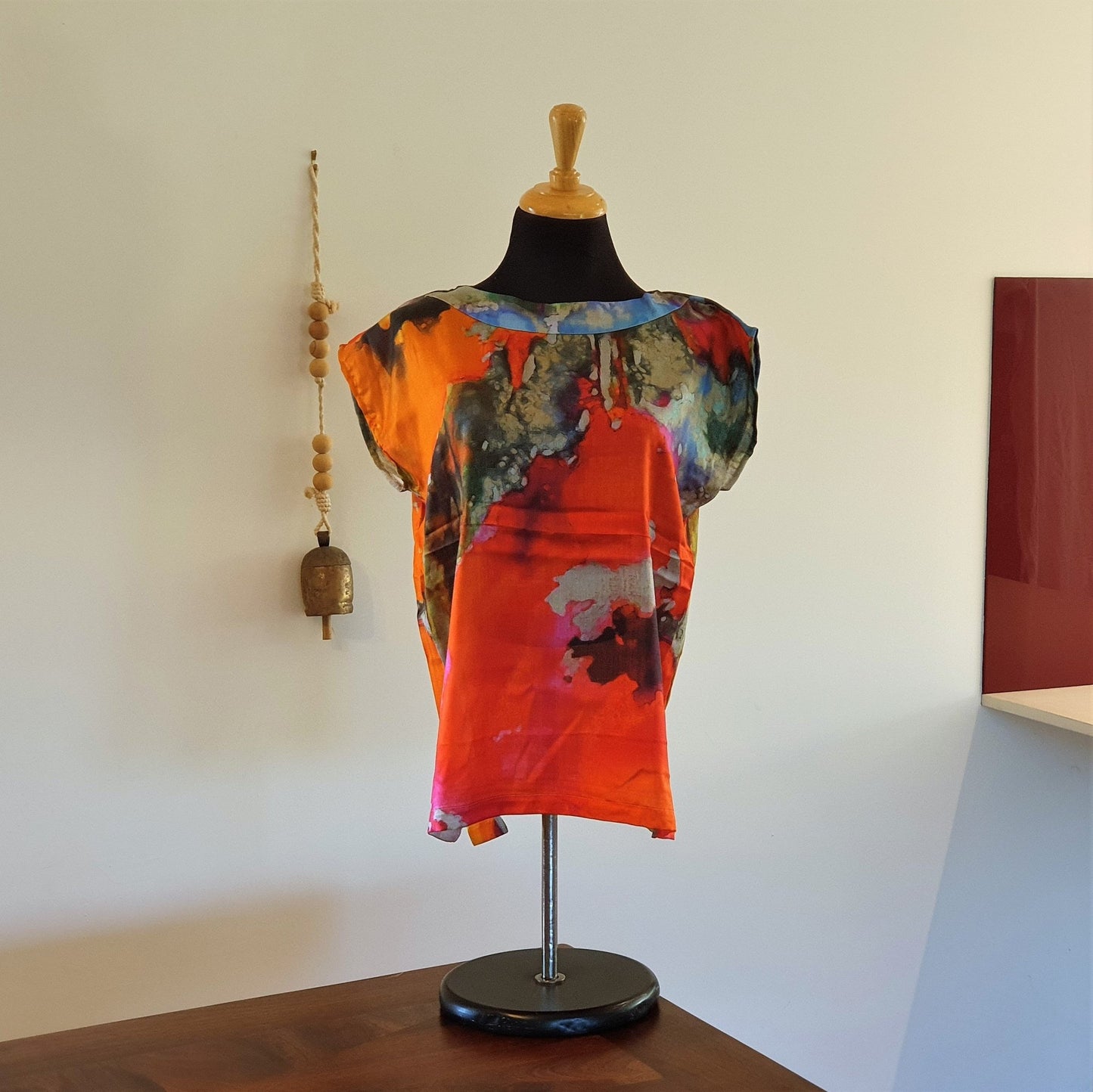 Reversible Travel Top Silk - Opal Merino