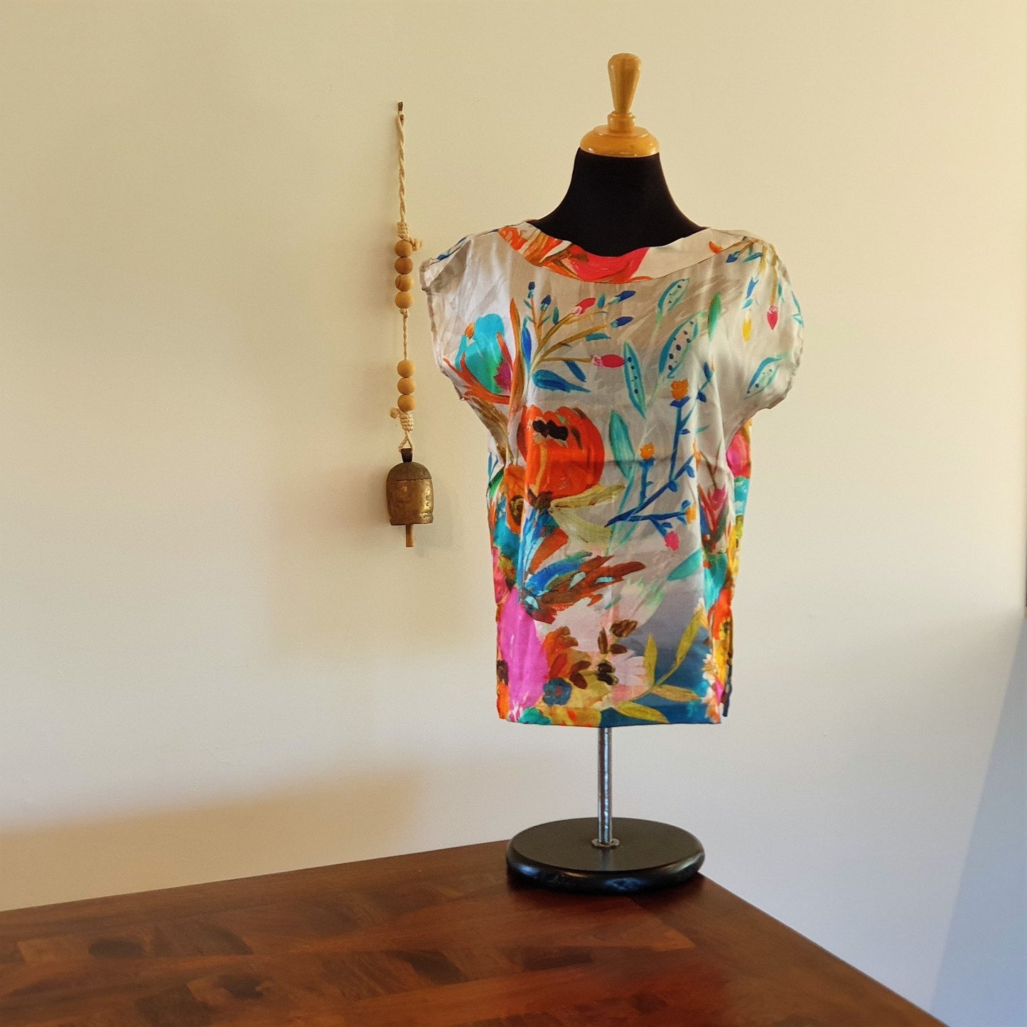 Reversible Travel Top Silk - Opal Merino
