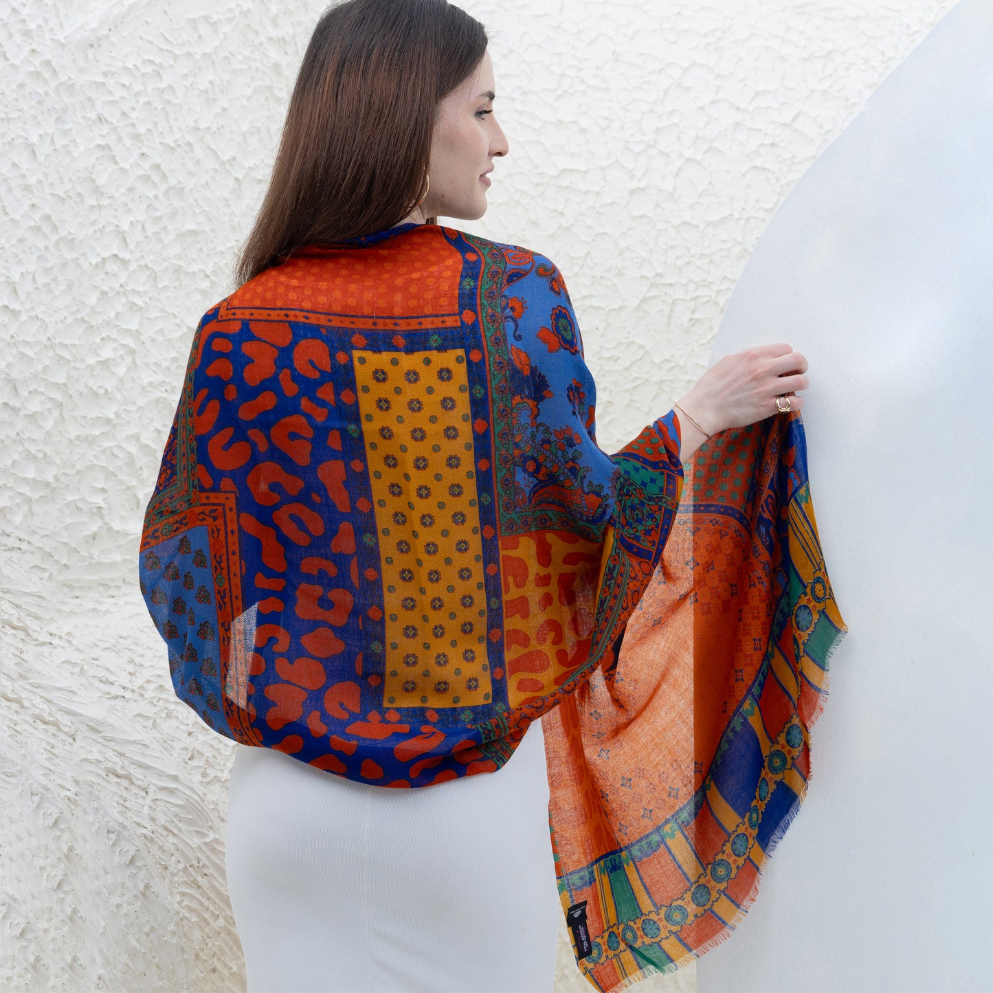 Sydney Harbour Merino Wool Shawl