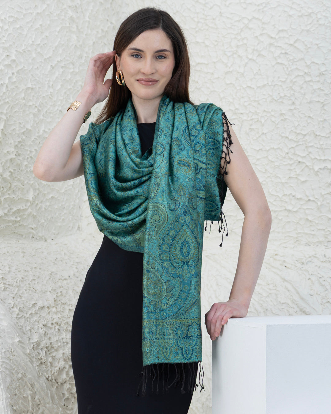 Jade Pure Silk Shawl