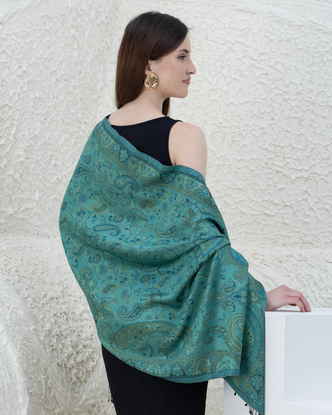 Jade Pure Silk Shawl