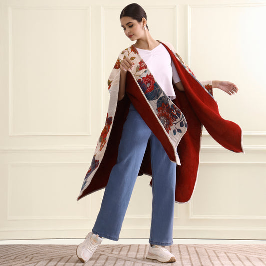 Capes & Ruanas Deep Red