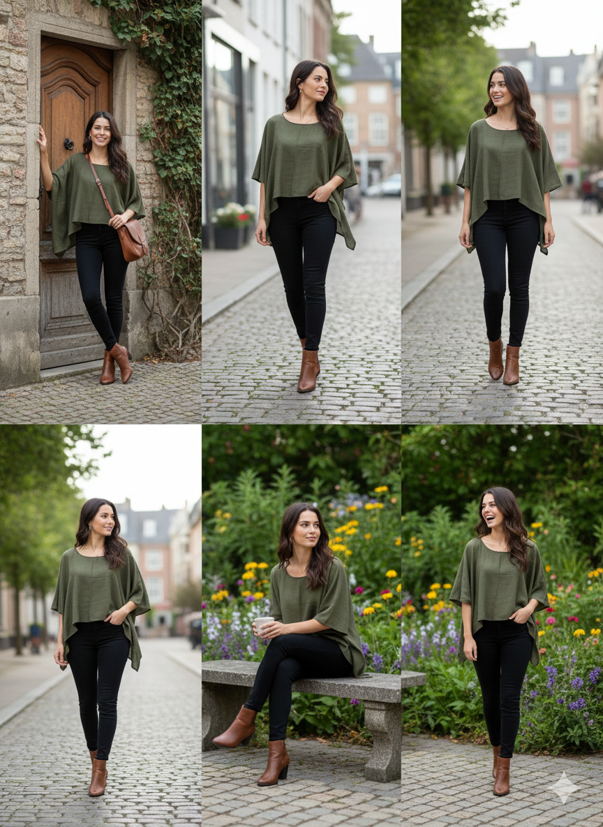 Kimono Top Sage Green