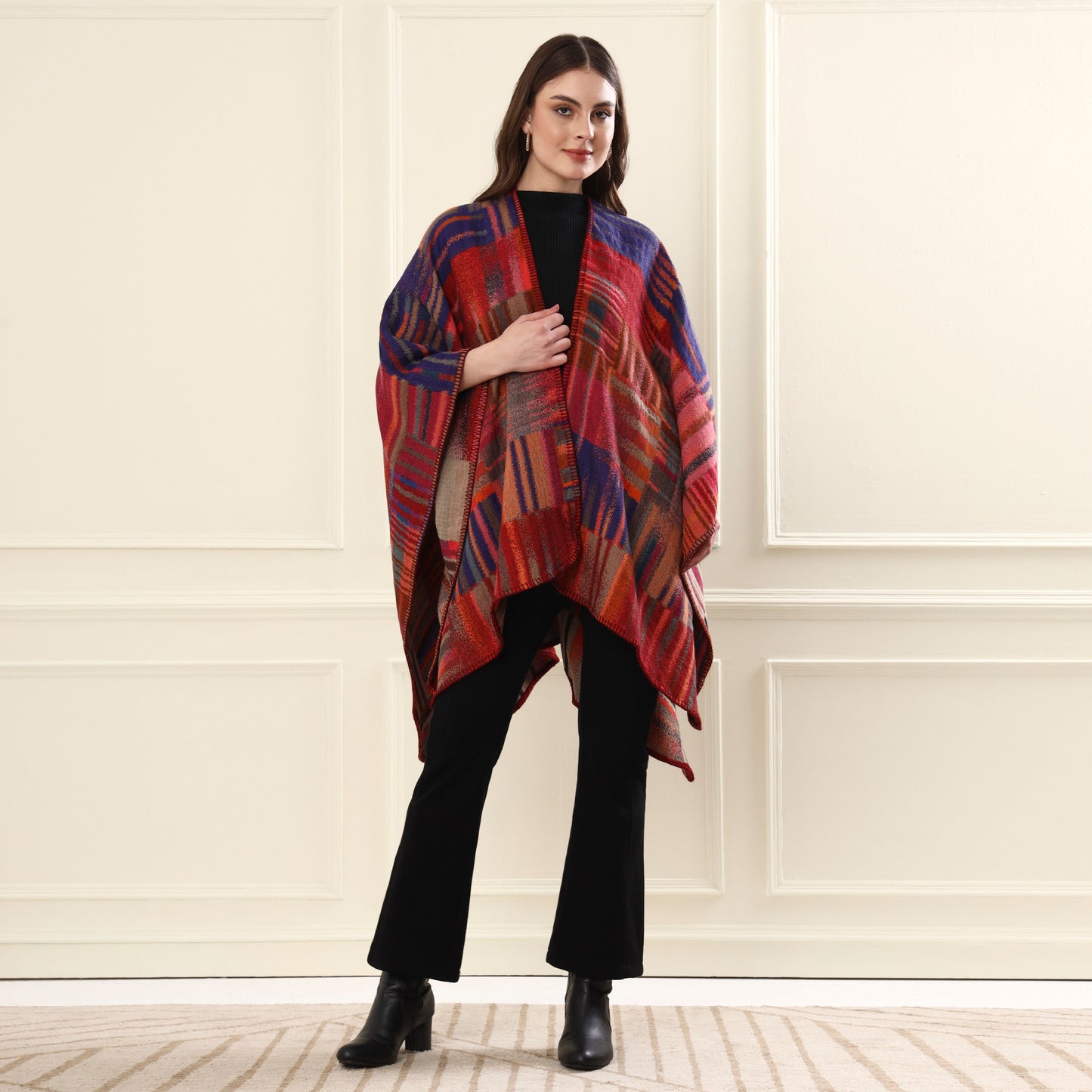 Capes & Ruanas Autumn Abstract