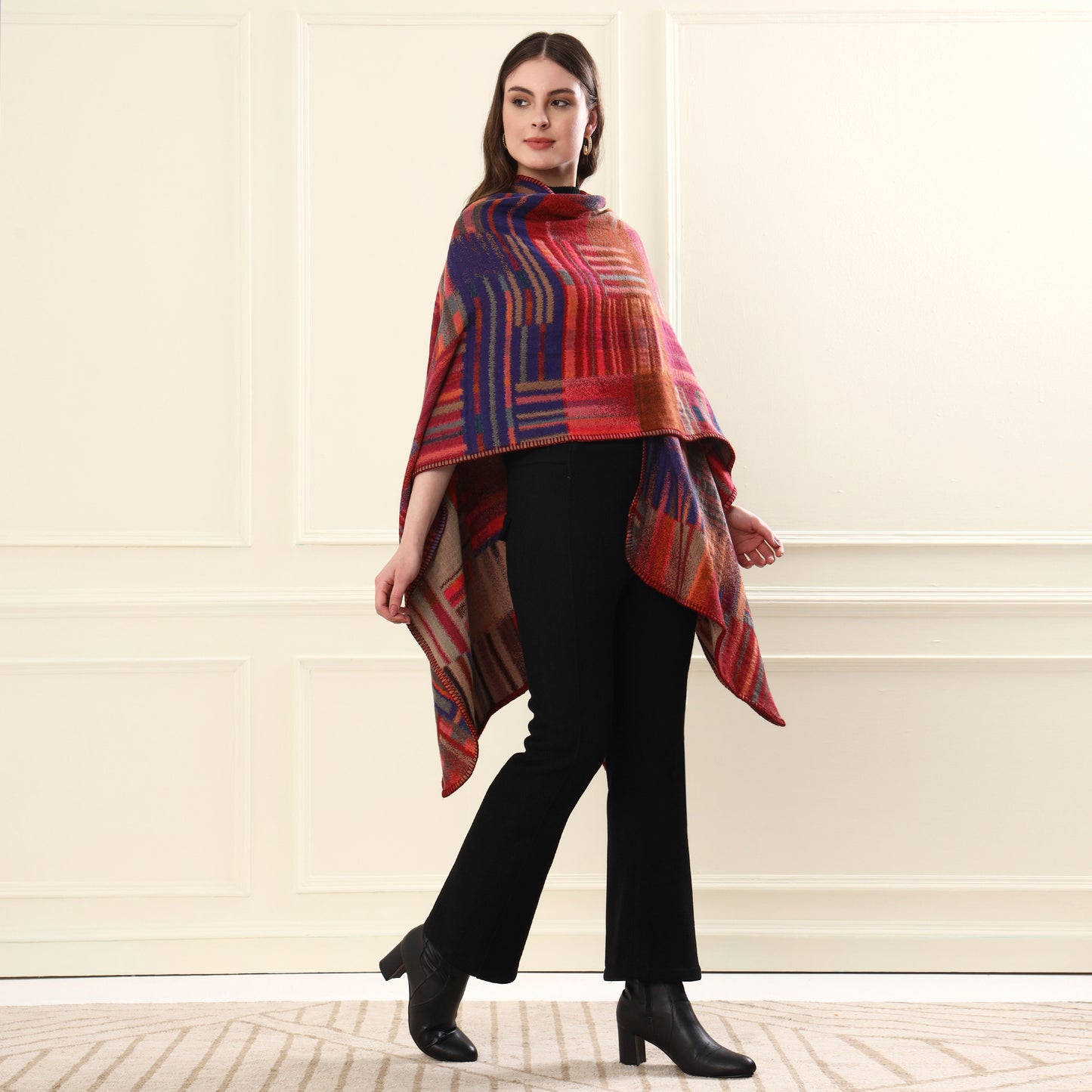 Capes & Ruanas Autumn Abstract