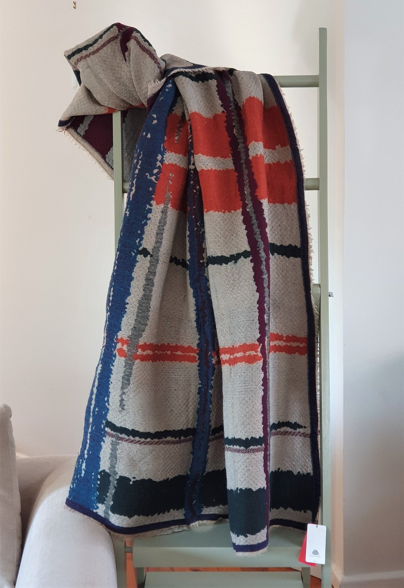 Merino Wool Blankets & Throws Geometric - Opal Merino