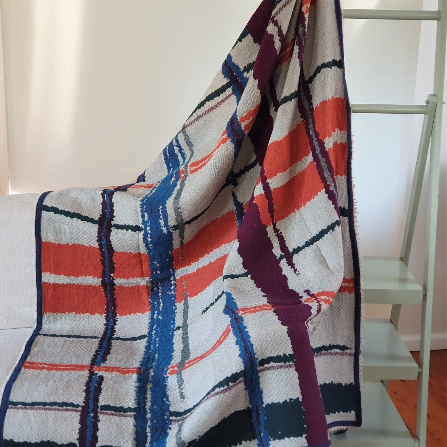 Merino Wool Blankets & Throws Geometric - Opal Merino