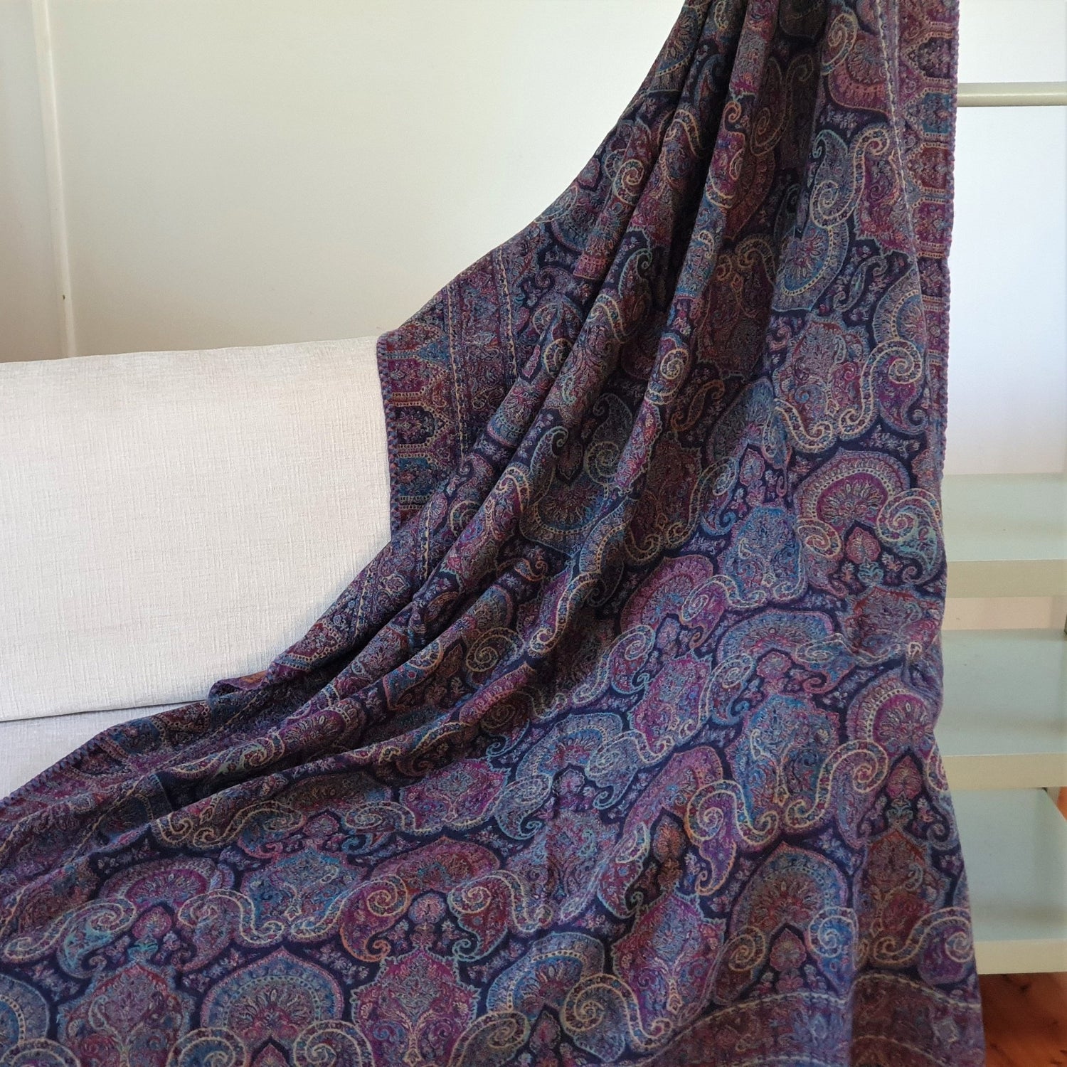 Merino Wool Blankets & Throws Intricate - Opal Merino