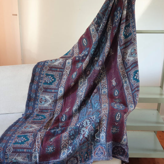 Merino Wool Blankets & Throws Portrait - Opal Merino
