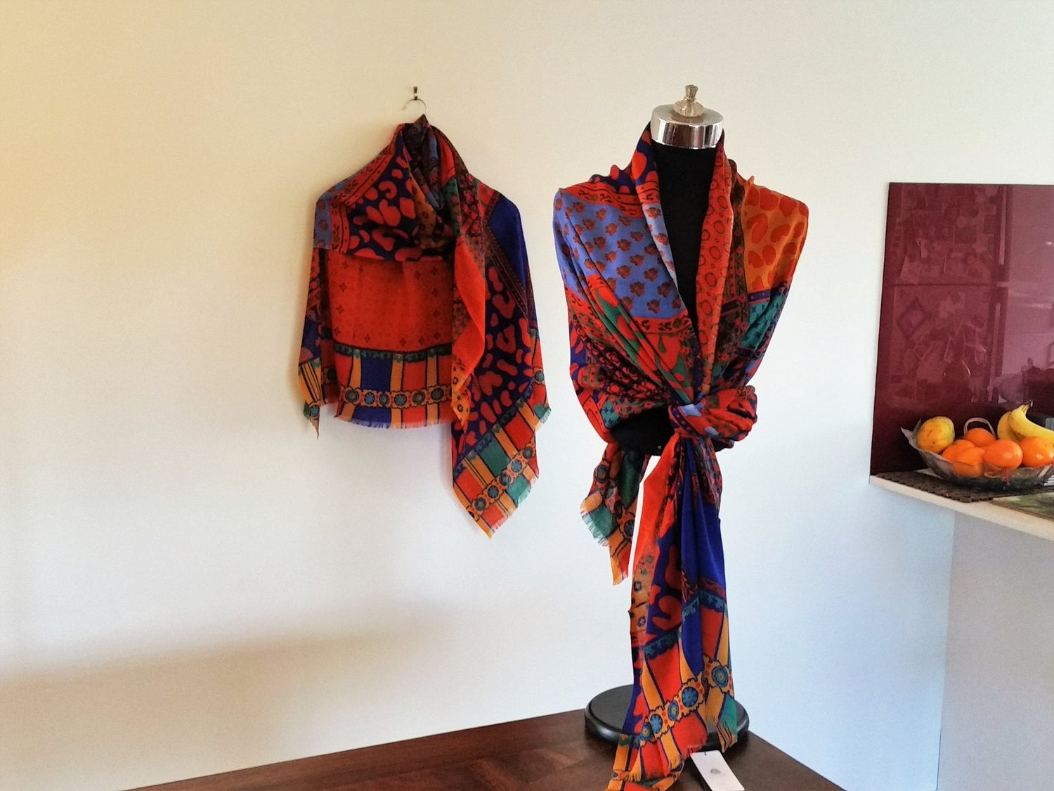 Sydney Harbour' Merino Wool Shawl - Opal Merino